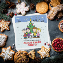 Charlie Brown and Friends Christmas Party Napkins