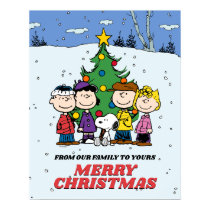 Charlie Brown and Friends Christmas Poster