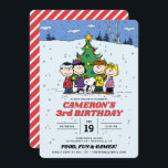 Charlie Brown and Friends Winter Birthday Invitation<br><div class="desc">Celebrate a winter birthday with the Charlie Brown and Friends Winter Birthday Invitation! Featuring the beloved Peanuts characters in a festive winter scene, this playful invitation is perfect for a Peanuts-themed birthday party. Personalize it with your event details to create a memorable and festive invite that will get your guests...</div>
