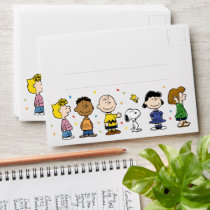 Charlie Brown and Gang Confetti Birthday Envelope