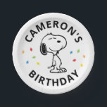Charlie Brown and Gang Confetti Birthday Paper Plates<br><div class="desc">Celebrate in style with these Peanuts-themed paper plates featuring Snoopy in a cheerful confetti design. Perfect for serving meals or treats,  these plates add a festive and playful touch to any birthday party. Ideal for fans of all ages who love the timeless Peanuts characters.</div>