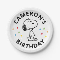 Charlie Brown and Gang Confetti Birthday