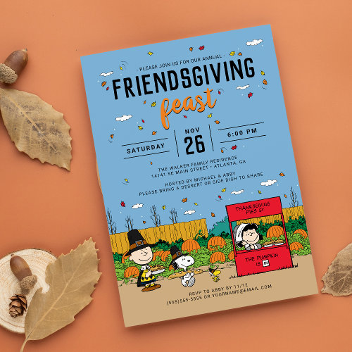 Charlie Brown and Gang Friendsgiving Feast