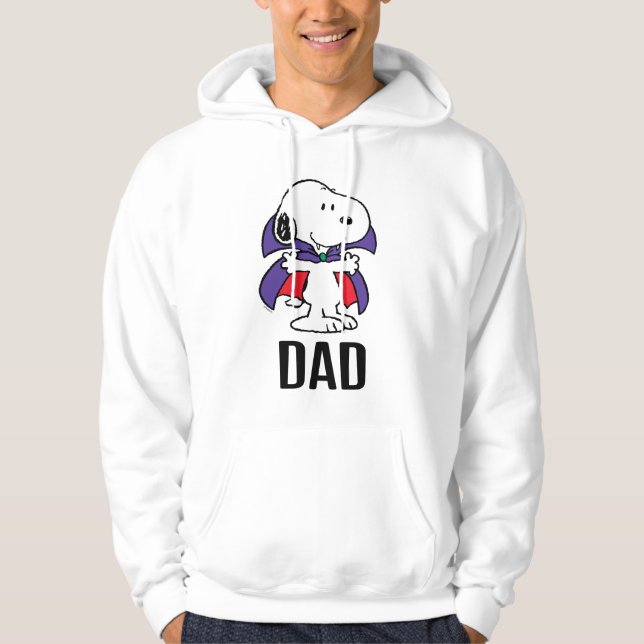 Charlie Brown and Gang Halloween Birthday Dad Hoodie (Front)