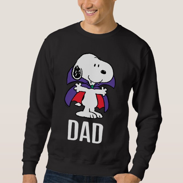 Charlie Brown and Gang Halloween Birthday Dad Sweatshirt (Front)