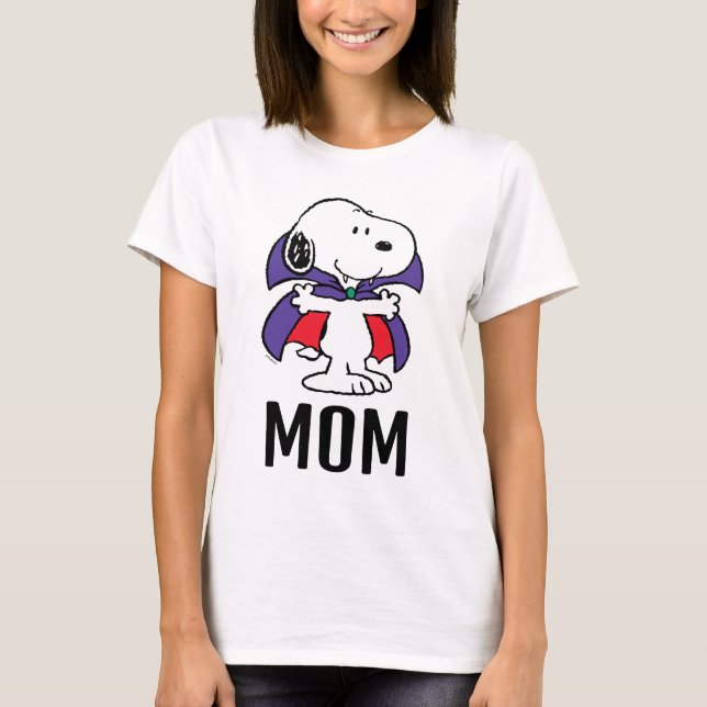 Charlie Brown and Gang Halloween Birthday Mom T-Shirt (Front)