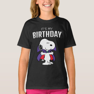 Charlie Brown and Gang Halloween Birthday Party T-Shirt
