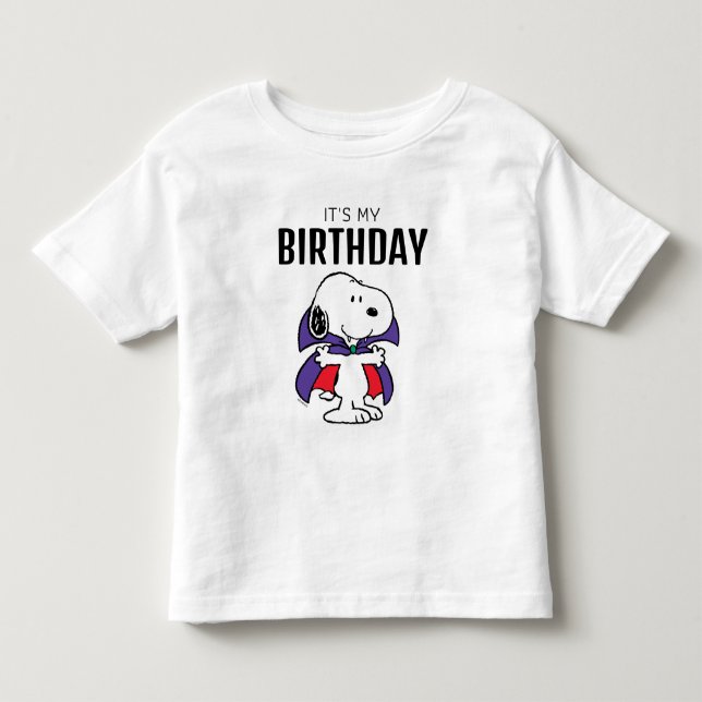 Charlie Brown and Gang Halloween Birthday Party Toddler T-shirt (Front)
