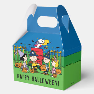 Charlie Brown and Gang Halloween Party Favor Boxes