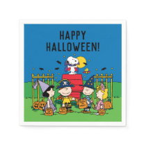 Charlie Brown and Gang Halloween Party Napkins