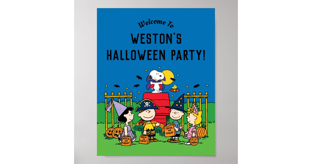 charlie brown halloween party