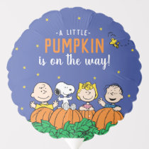 Charlie Brown and Gang Pumpkin Baby Shower Balloon