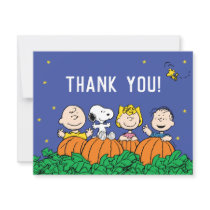 Charlie Brown and Gang Pumpkin Baby Shower Invitation