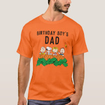Charlie Brown and Gang Pumpkin Birthday Dad T-Shirt