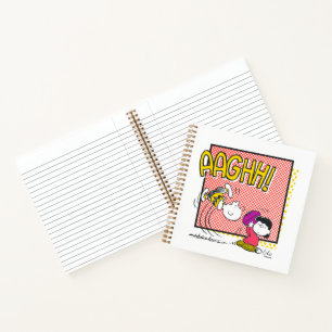 Charlie Brown and Lucy Football Comic Graphic Notebook