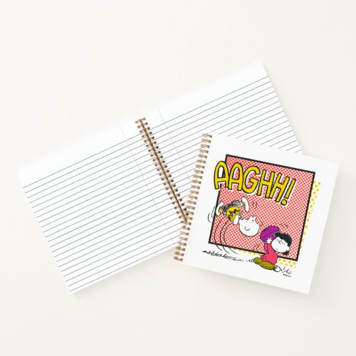 Charlie Brown and Lucy Football Comic Graphic Notebook