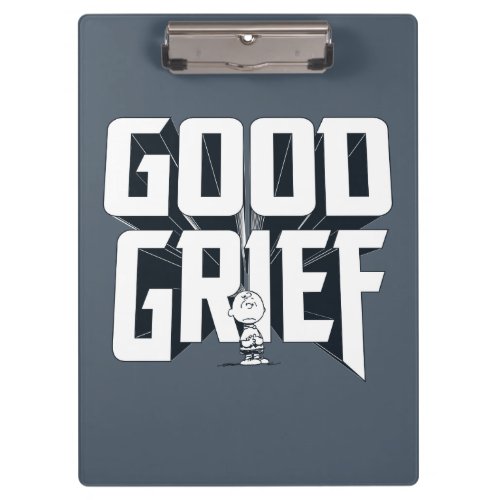 Charlie Brown Good Grief Rock Band Tee Graphic Clipboard