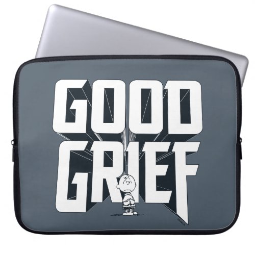 Charlie Brown Good Grief Rock Band Tee Graphic Laptop Sleeve