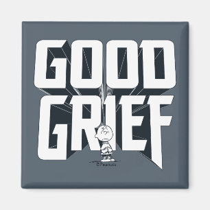 Charlie Brown "Good Grief" Rock Band Tee Graphic Magnet