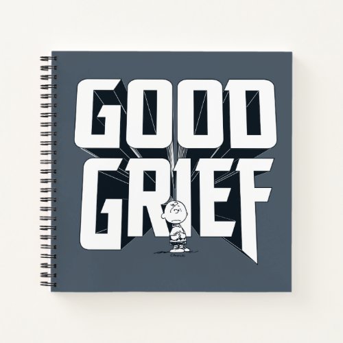 Charlie Brown Good Grief Rock Band Tee Graphic Notebook