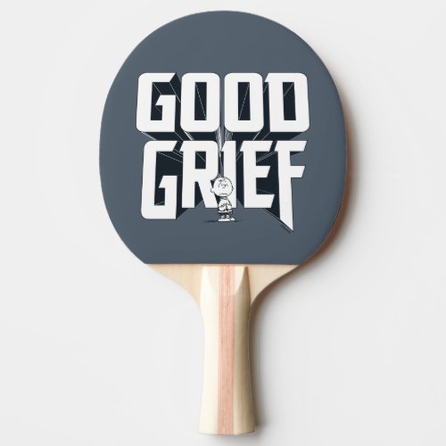 Charlie Brown Good Grief Rock Band Tee Graphic Ping Pong Paddle