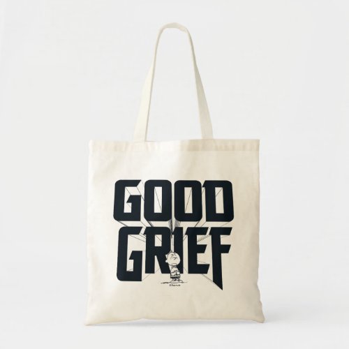 Charlie Brown Good Grief Rock Band Tee Graphic Tote Bag