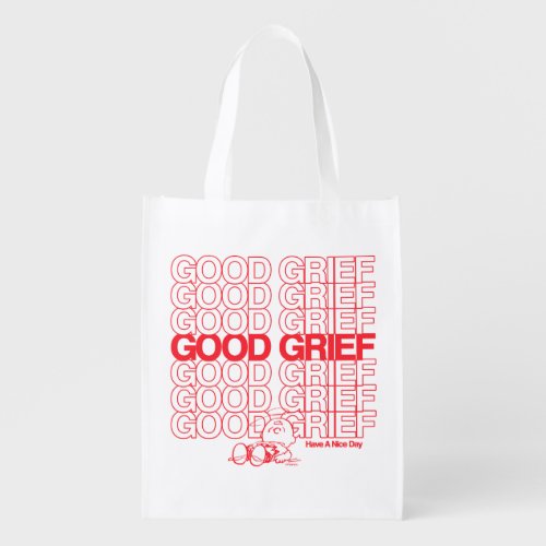 Charlie Brown _ Good Grief Thank You Bag Graphic