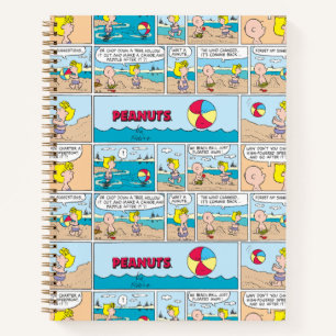 Charlie Brown & Sally At The Beach Notebook