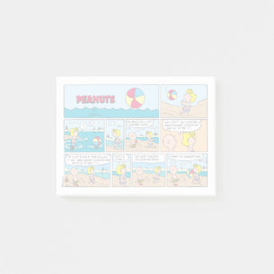 Charlie Brown & Sally At The Beach Post-it Notes