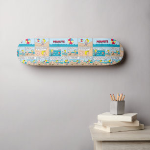 Charlie Brown & Sally At The Beach Skateboard