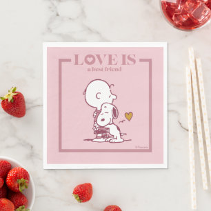 Charlie Brown & Snoopy - Love is a Best Friend Napkins