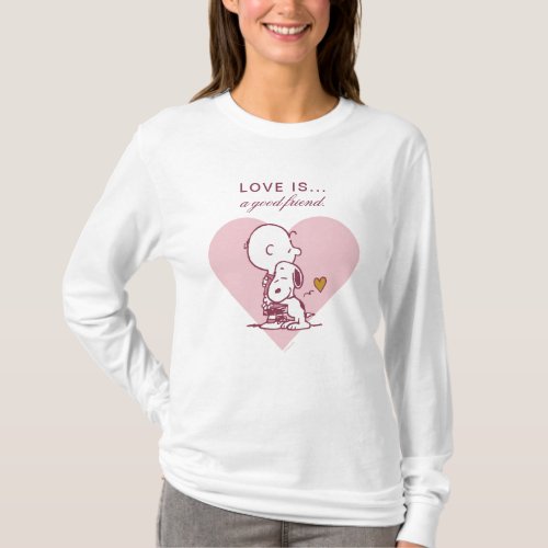 Charlie Brown  Snoopy _ Love is a Best Friend T_Shirt