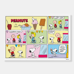 Charlie Brown, Snoopy & Sally   Ice Cream Foam Board