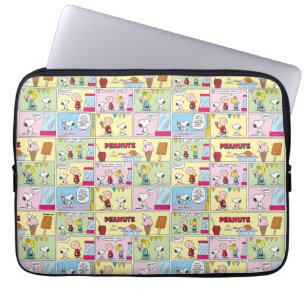 Charlie Brown, Snoopy & Sally Ice Cream Laptop Sleeve
