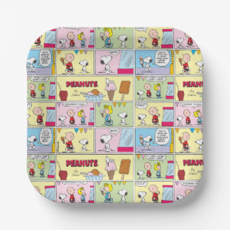 Charlie Brown, Snoopy & Sally | Ice Cream Paper Plates