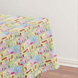Charlie Brown, Snoopy & Sally Ice Cream Tablecloth