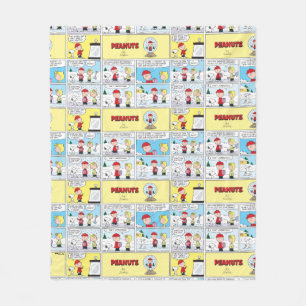 Charlie Brown Snow Globe Fleece Blanket