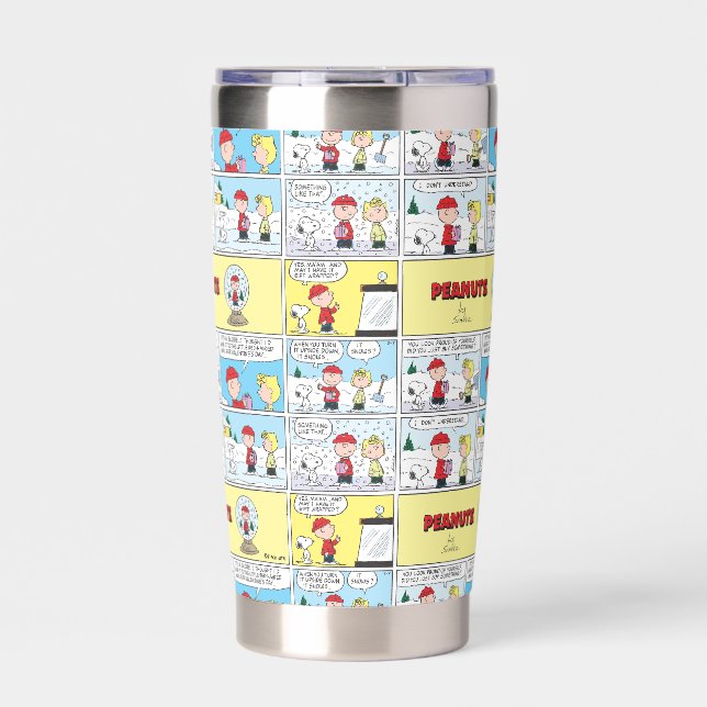 Charlie Brown | Snow Globe Insulated Tumbler (Front)