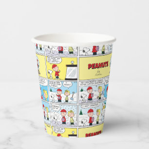 Charlie Brown   Snow Globe Paper Cups