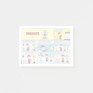 Charlie Brown Snow Globe Post-it Notes