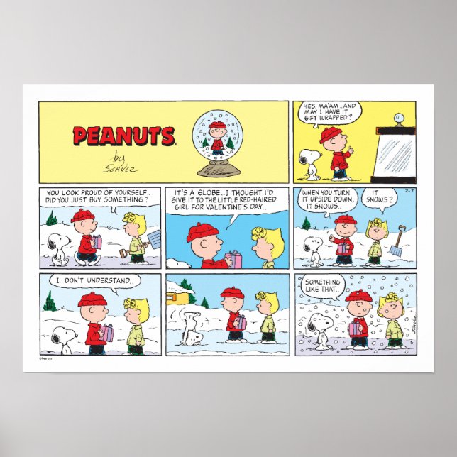 Charlie Brown | Snow Globe Poster (Front)