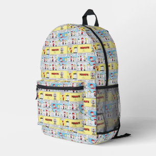 Charlie Brown   Snow Globe Printed Backpack