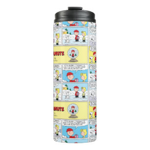 Charlie Brown   Snow Globe Thermal Tumbler