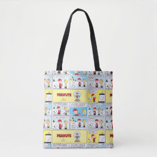 Charlie Brown Snow Globe Tote Bag