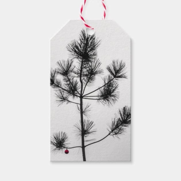 Charlie Brown Style Christmas Tree Gift Tags
