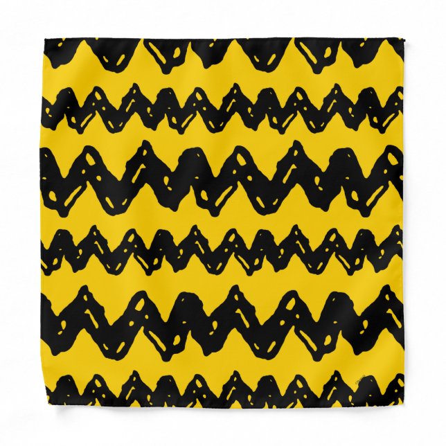 Charlie Brown Zig Zag Pattern Bandana (Front)