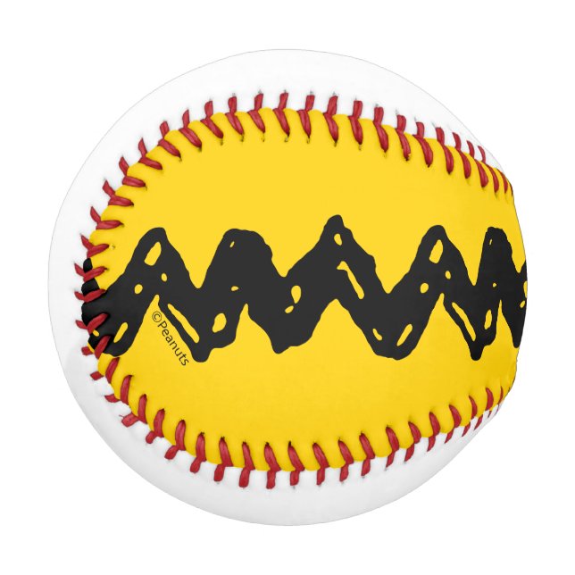Charlie Brown Zig Zag Pattern Baseball (Front Left)