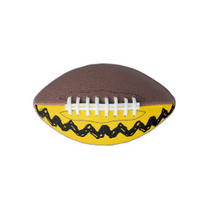 Charlie Brown Zig Zag Pattern Football