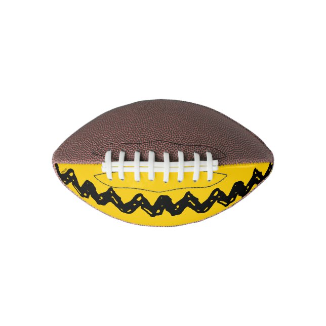 Charlie Brown Zig Zag Pattern Football (Front)
