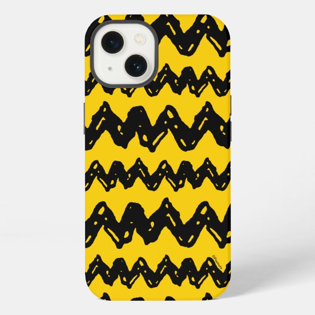 Charlie Brown Zig Zag Pattern Iphone Case (Back)